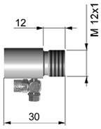 RD-715-HA Air purge collar (ASAP) External dimensions