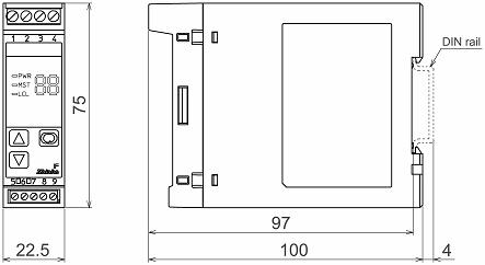 IF-400 External dimensions