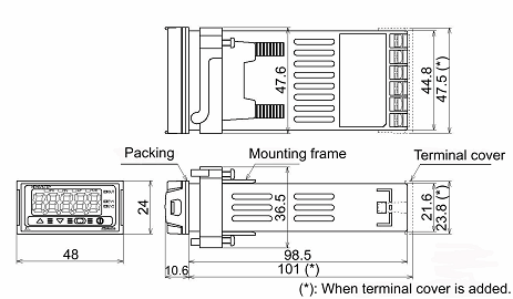 JCL-33A External dimensions