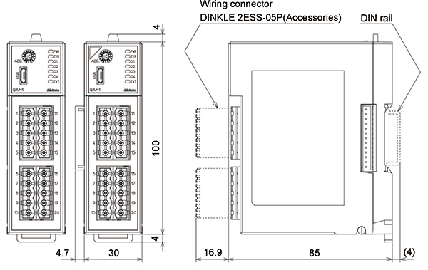 QAM1-4xC_Dimensions
