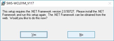 Microsoft .NET Framework message