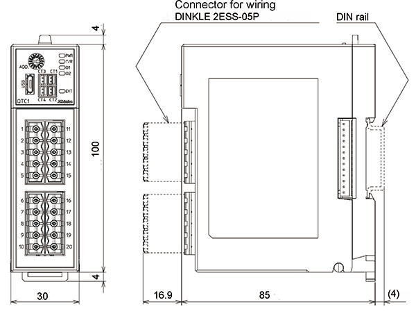 QAM1-R_Dimension