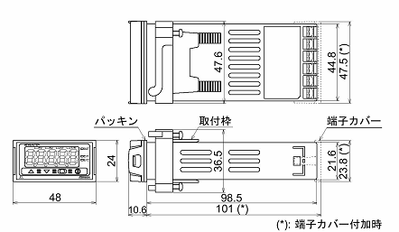 JCL-33A 外形寸法図