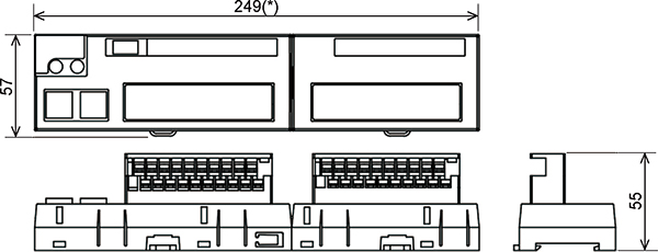 RG-□□-D□32□, RG-□□-DIO16□ 外形寸法図